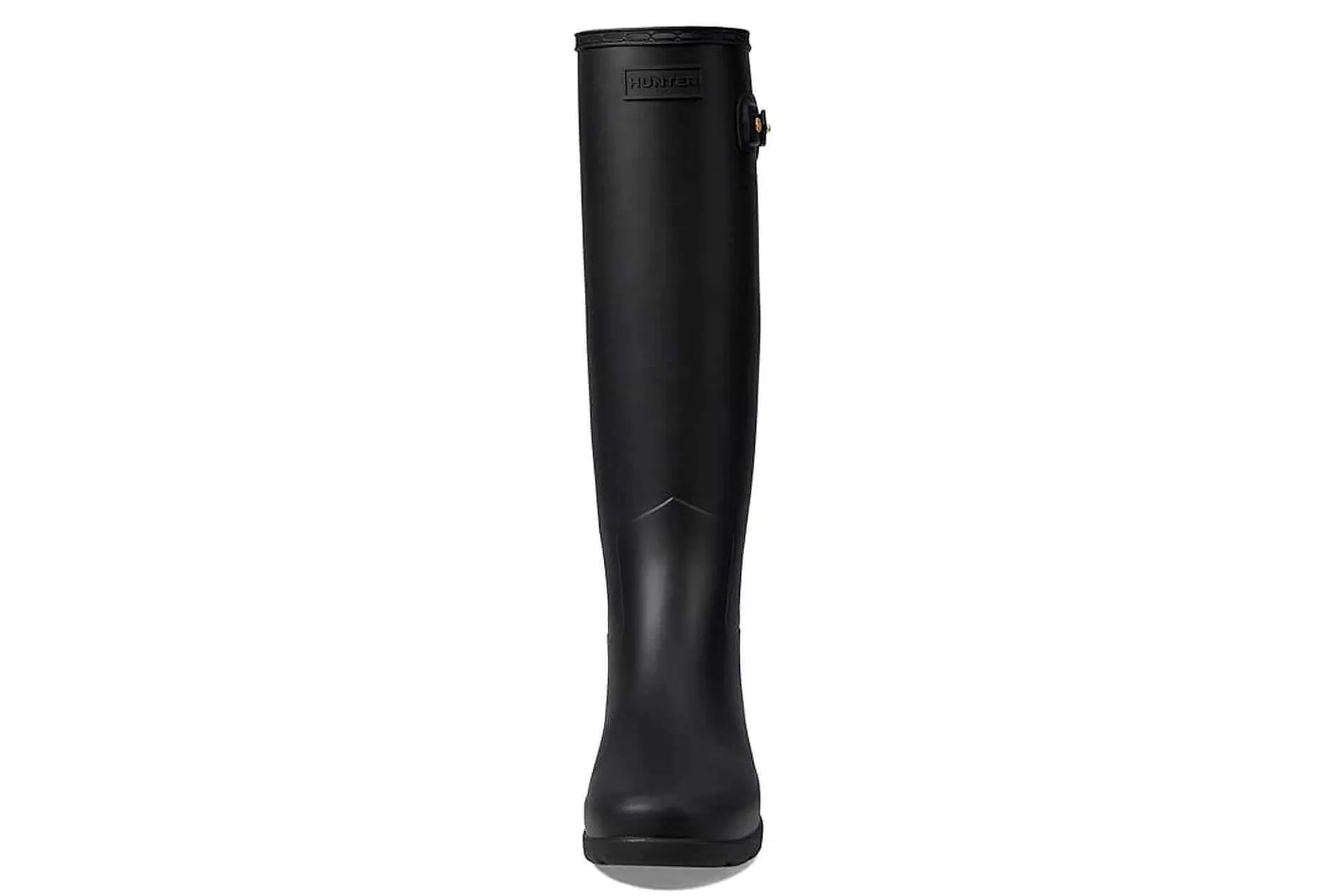 Hunter Botas De Agua Refined Tall Gears On Eyelet Buckle Black^Mujer Botas De Agua