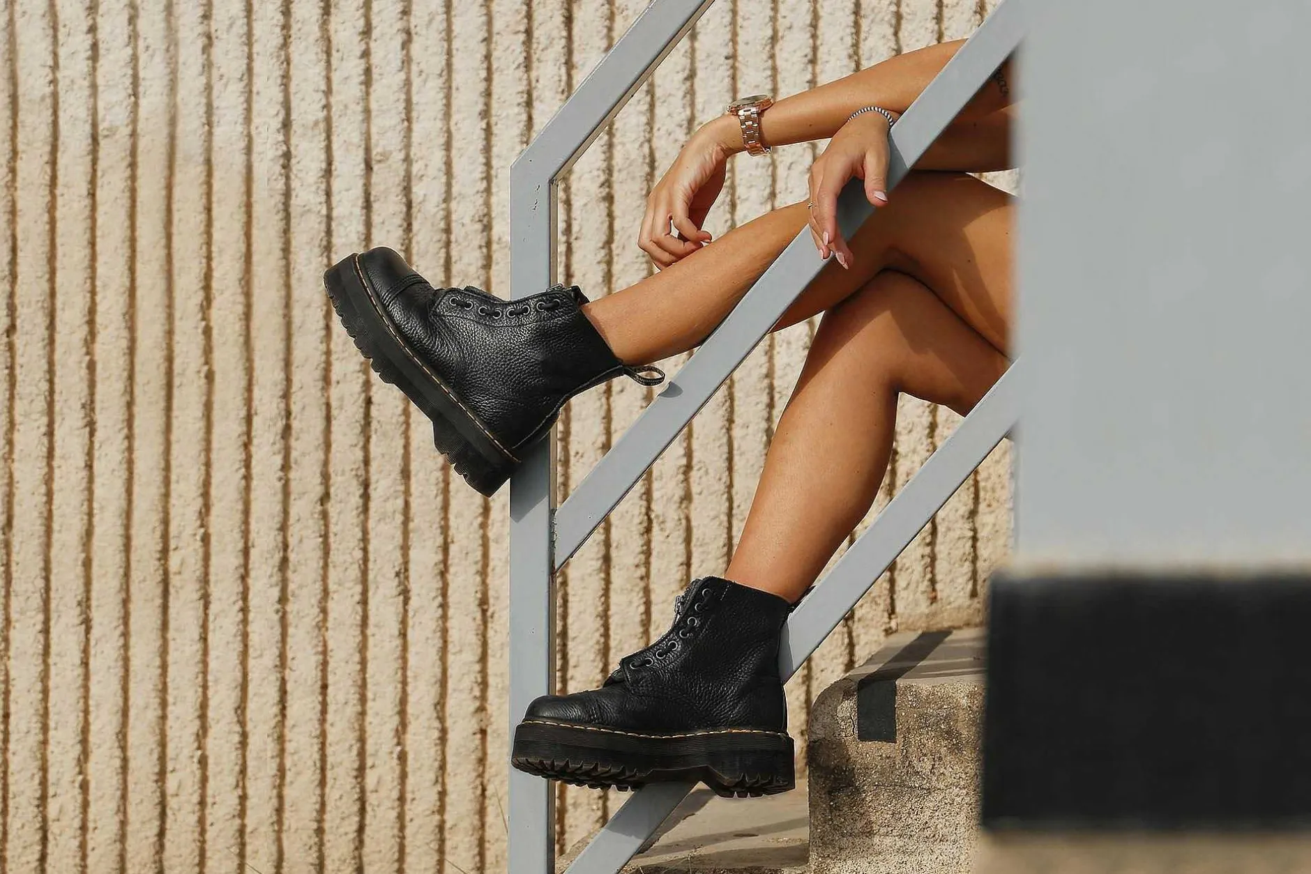 Dr. Martens Botines De Plataforma Jadon^Mujer Botines