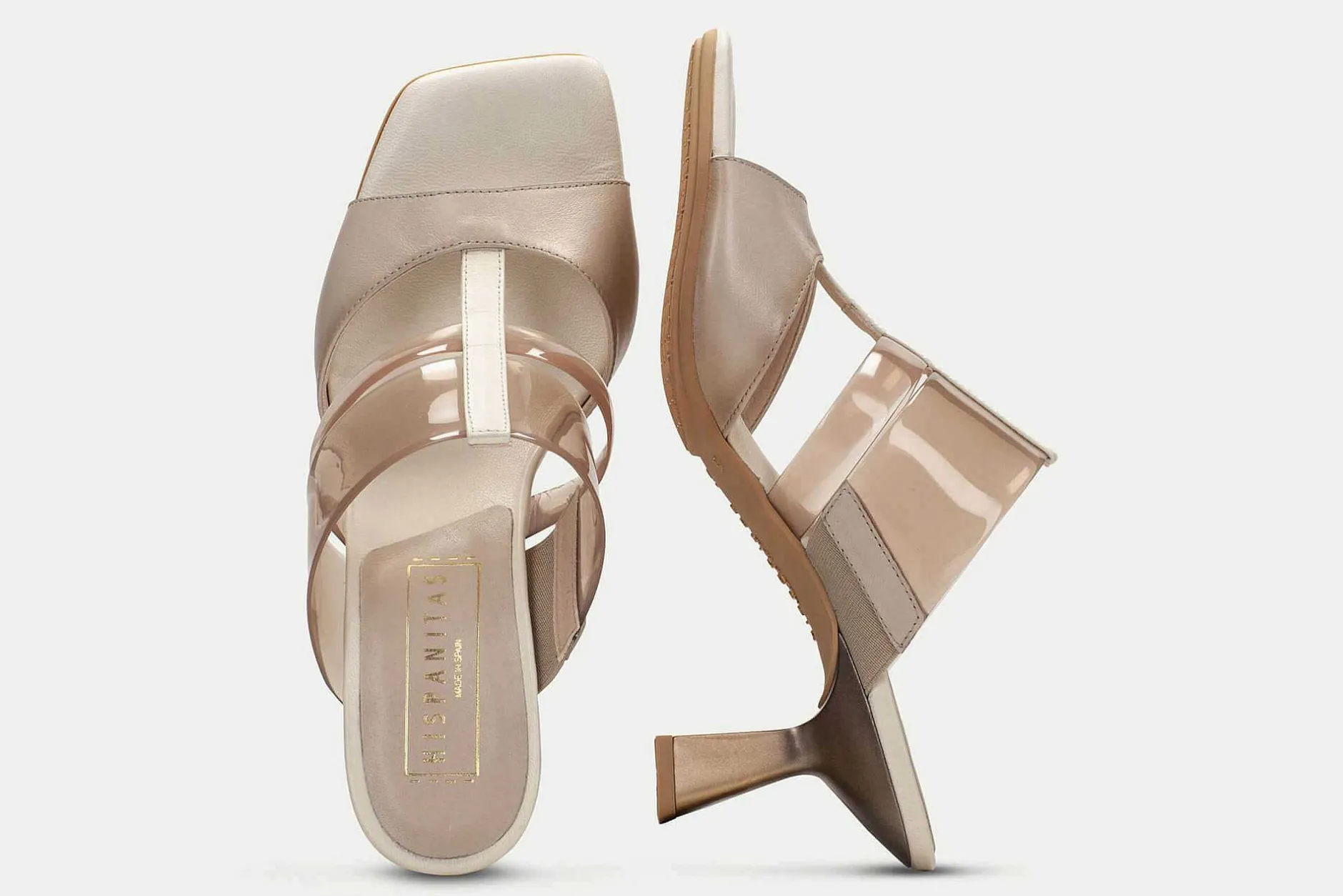 Hispanitas Mules De Tacon Danielle^Mujer Zuecos Y Mules