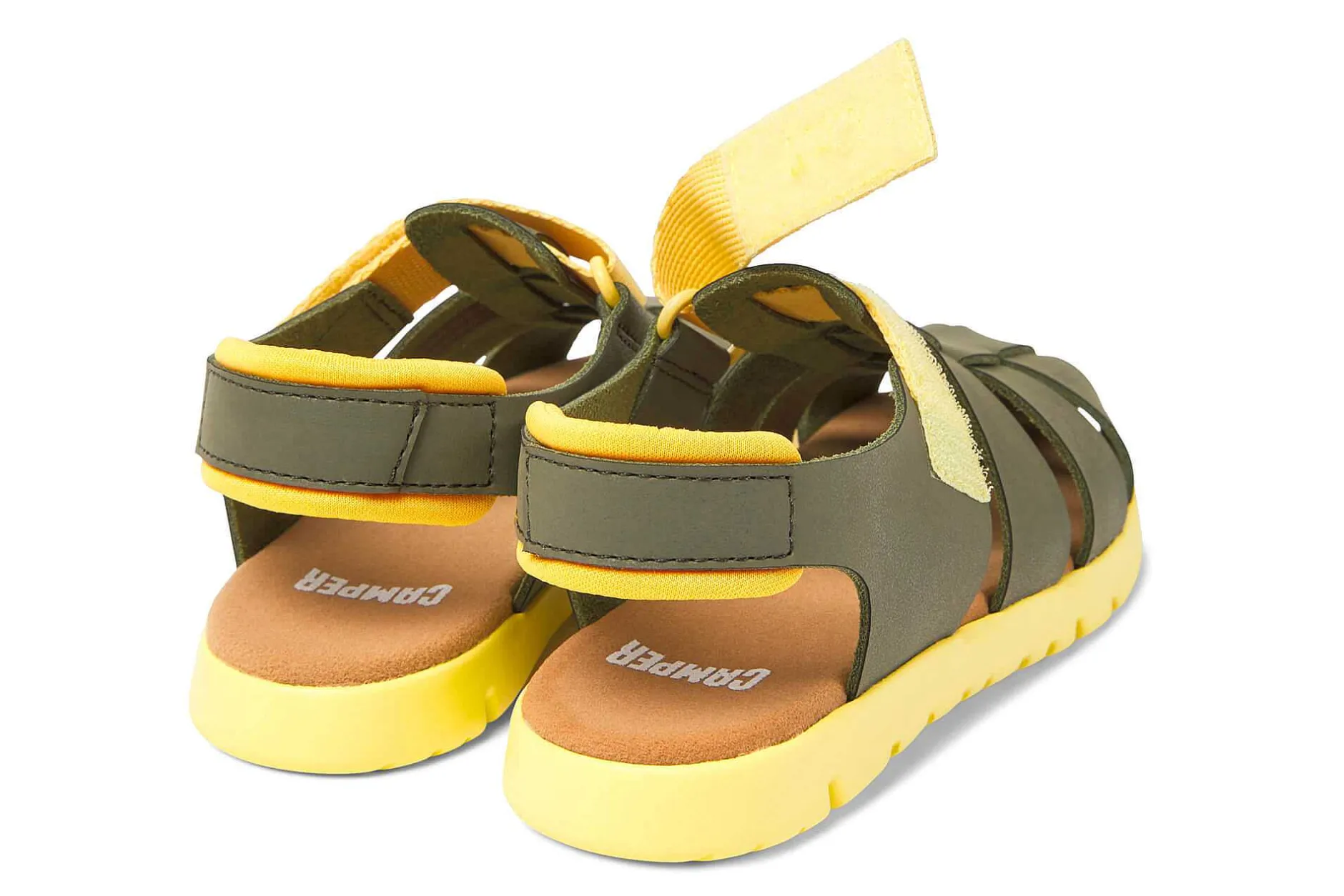 Camper Sandalias Con Tiras Ajustables Oruga^Niña Sandalias