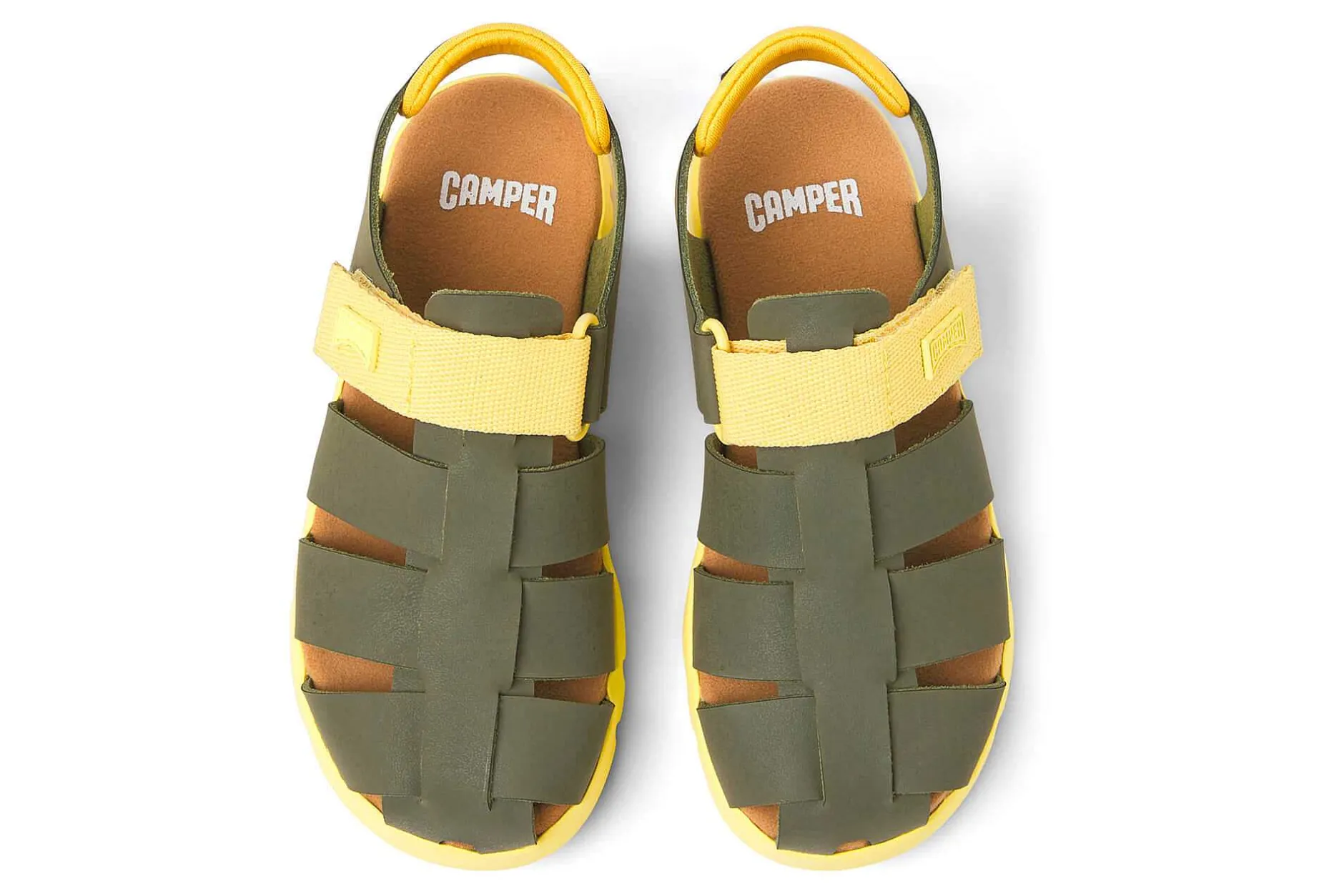 Camper Sandalias Con Tiras Ajustables Oruga^Niña Sandalias
