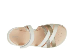 Geox Sandalias Con Tiras Ajustables J Sandal Coralie Girl^Niña Sandalias