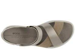 Ecco Sandalias De Cuna Flowt W Wedge Lx Cr Lea^Mujer Sandalias