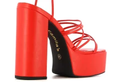 Camila's Sandalias De Tacon Mine^Mujer Sandalias
