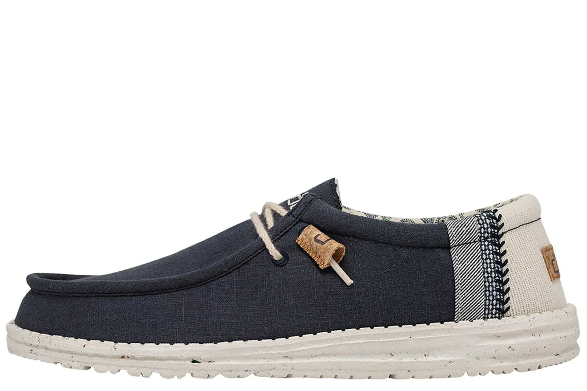 Dude Zapatos Wally Linen Natural^Hombre Zapatos